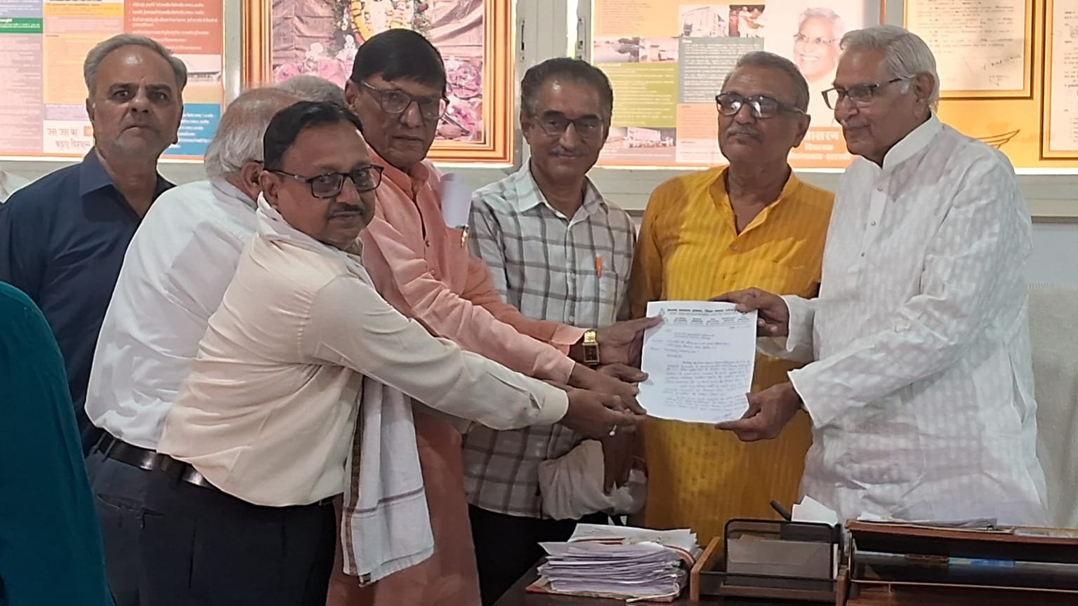 Teachers' union's demands accepted, MLA handed over letter of thanks to Chief Minister