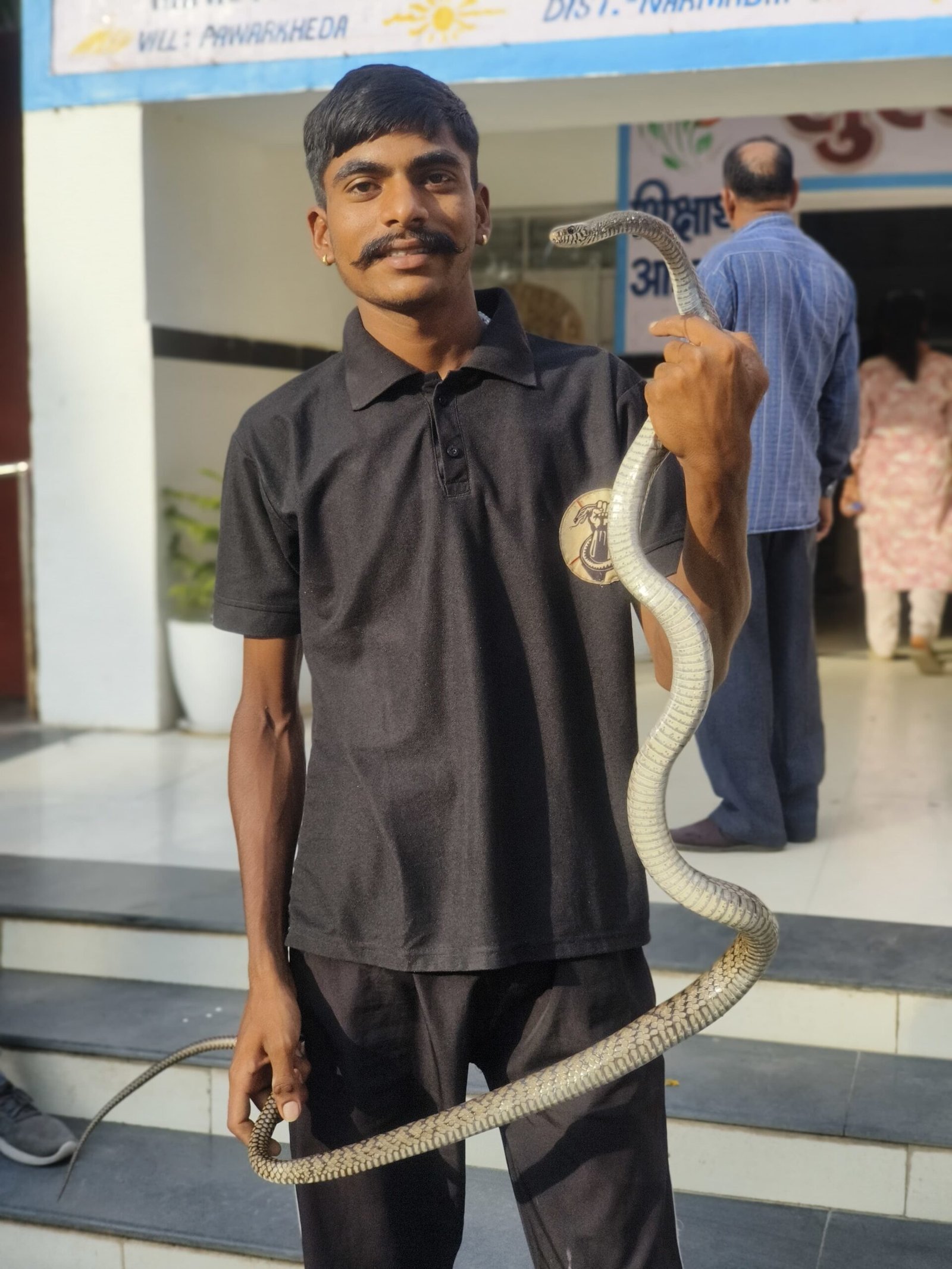 72 hours of terror in the Navodaya Vidyalaya office, a 6-foot-tall predator was found curled up among files.