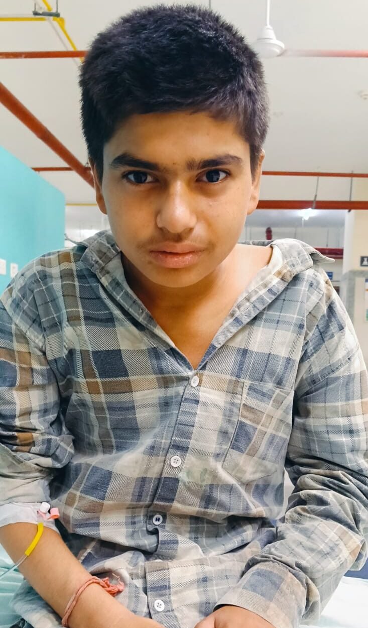 A 14-year-old deaf and mute boy was found in Kalika Nagar, and the police are searching for his family.