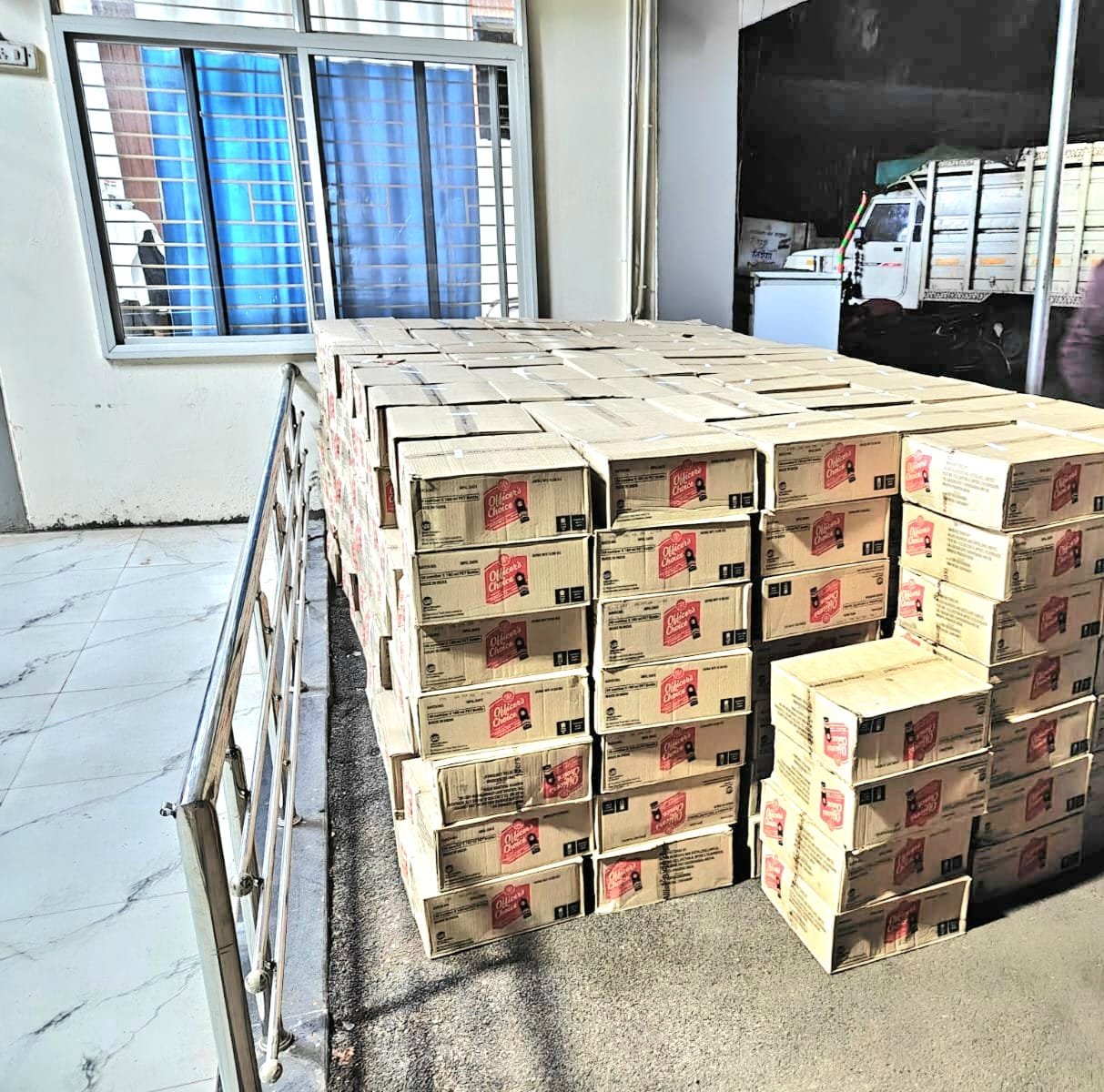 Major police strike: Illegal liquor worth over Rs 25 lakh seized