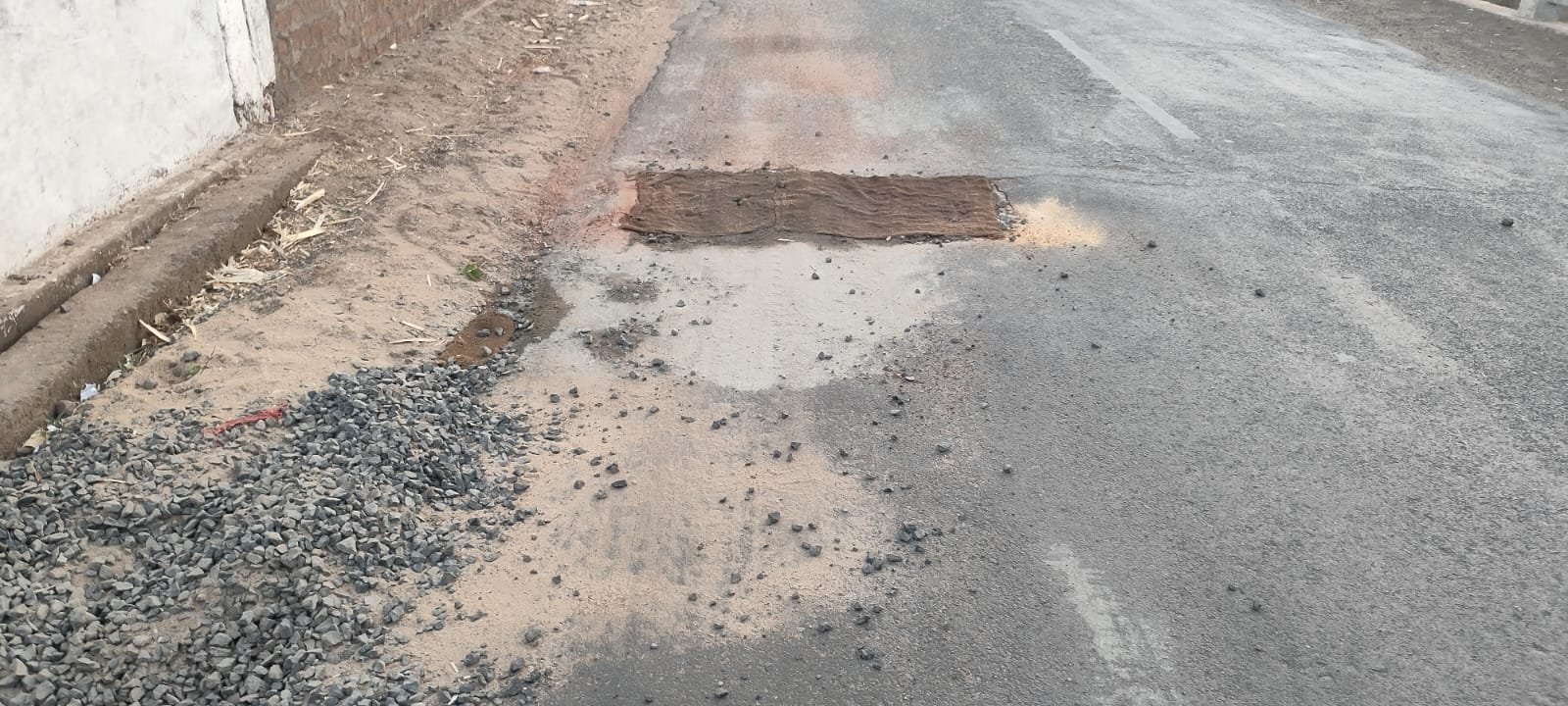 Impact of the news: The administration woke up as soon as the news was published, and within 24 hours, the deadly pothole on the Bhilatdev bridge was filled.