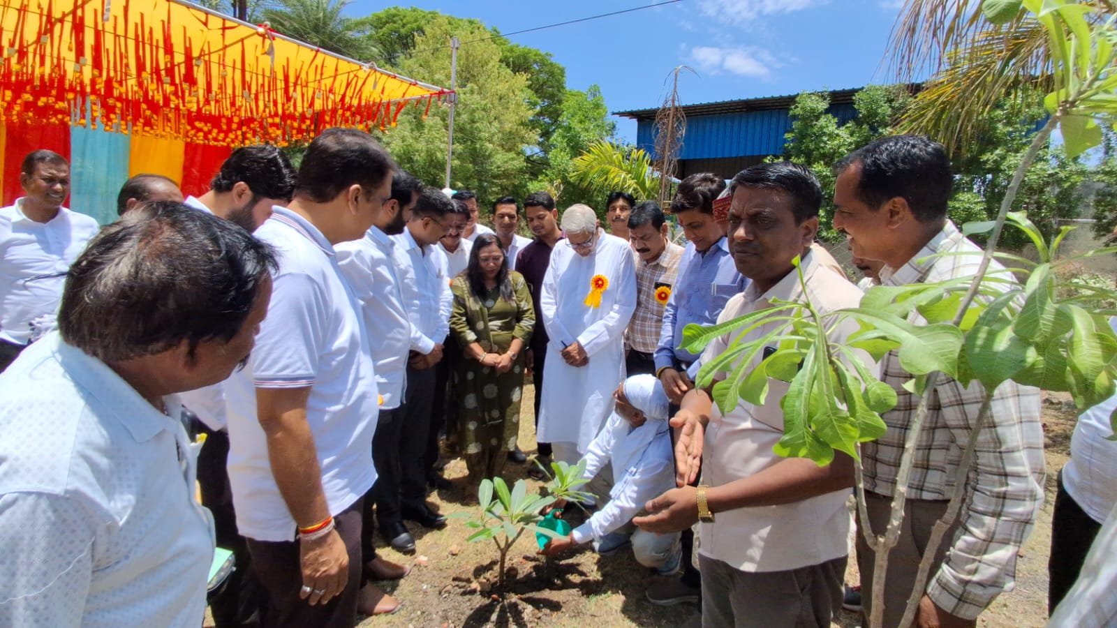 Civil Hospital Itarsi becomes 'Green Zone': MP and MLA plant 51 saplings