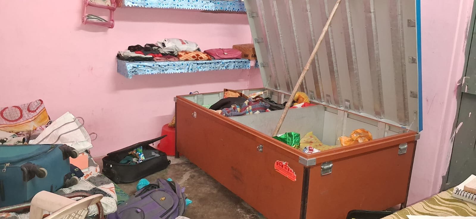 Security in the railway yard in shambles; valuables worth lakhs stolen from an unattended railway employee's quarters; illegal encroachments fueling a rise in incidents.