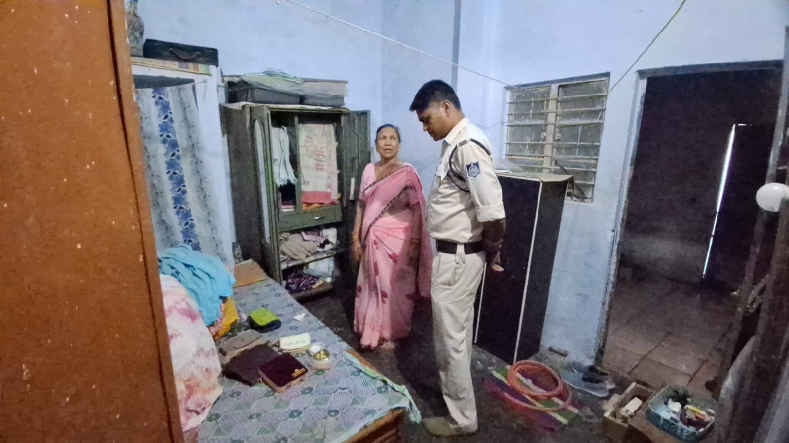 Cash and jewelry stolen from an empty house in New Yard; this is the second burglary at the residence, and crime has risen due to the absence of a police outpost in the area.