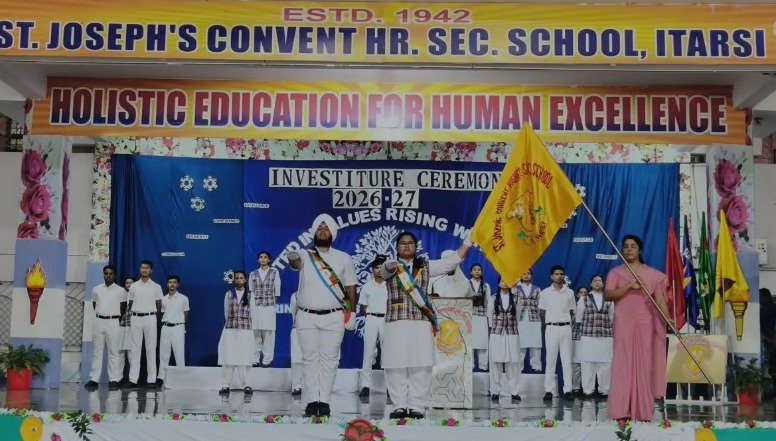 Student Council Swearing-in Ceremony at St. Joseph's Convent; MP Inaugurates Play School