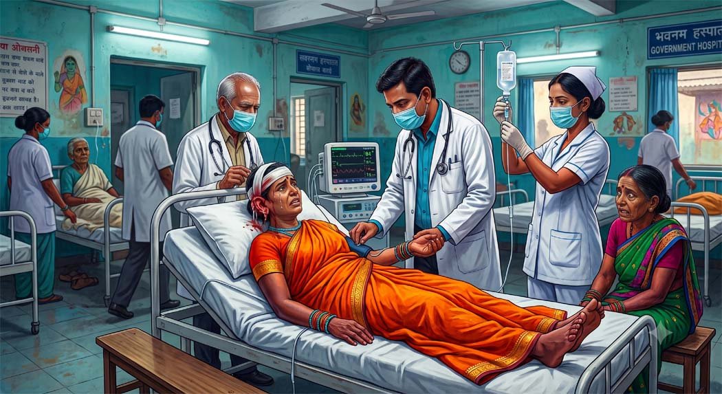 Barbarity in family dispute: Enraged sister-in-law bites off sister-in-law's ear; 90 percent of it damaged.