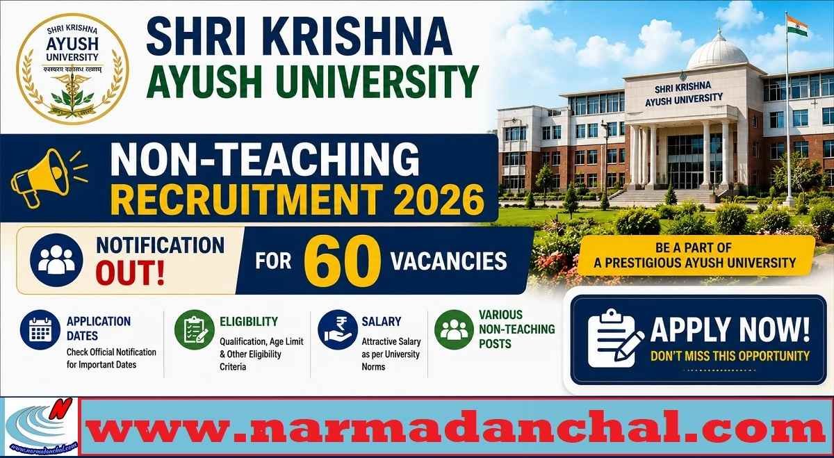 SKAU Non Teaching Recruitment 2026