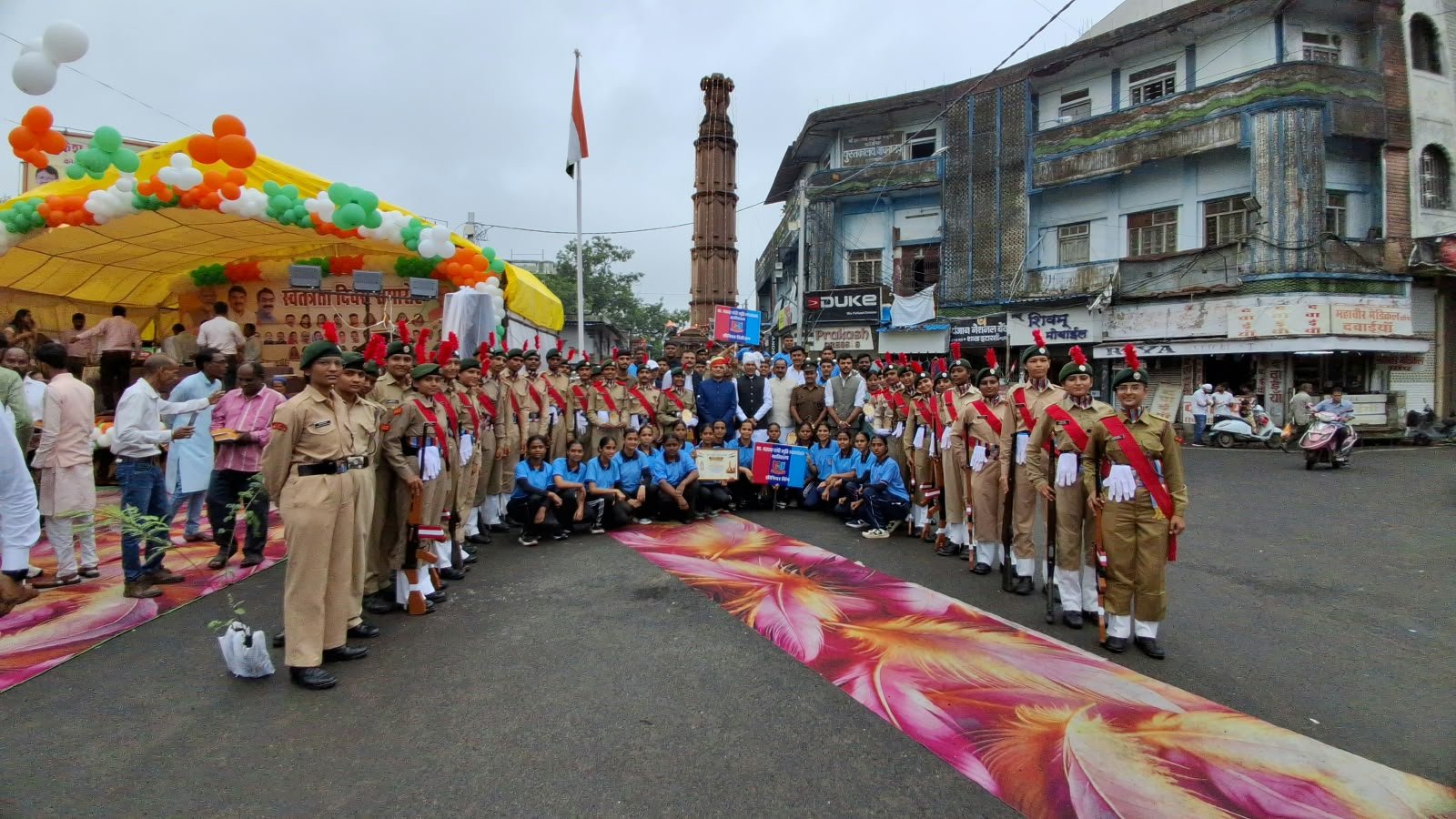 Every corner of Itarsi steeped in the spirit of patriotism on the occasion of Independence Day…