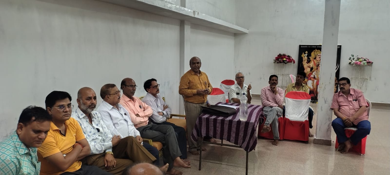 Decisions regarding building construction, tree plantation, and honoring teachers taken at the Kalchuri community meeting.