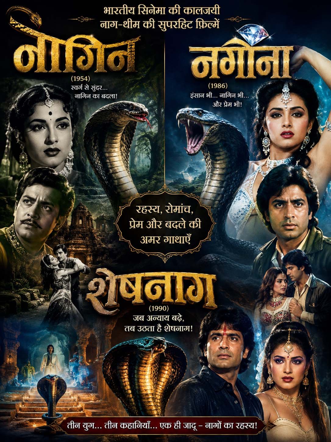 Nag Panchami Special: 5 Best Bollywood Movies Where Snakes Were the Heroes